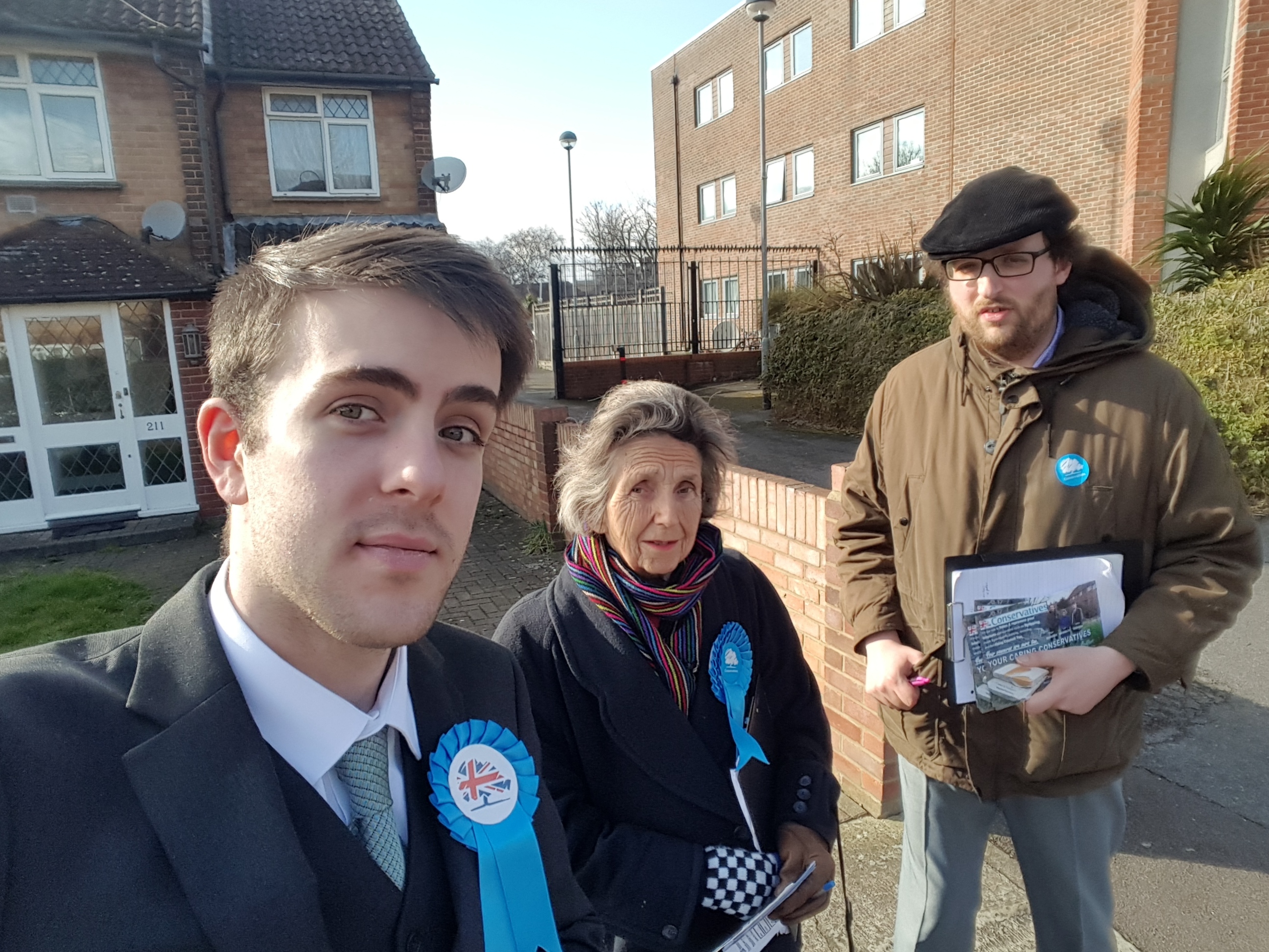 Association members out canvassing